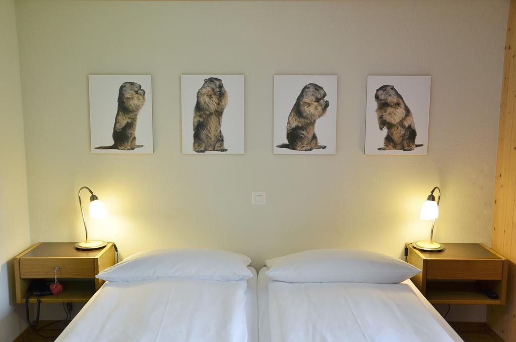 Hotel Garni Hostatt Engelberg Bagian luar foto