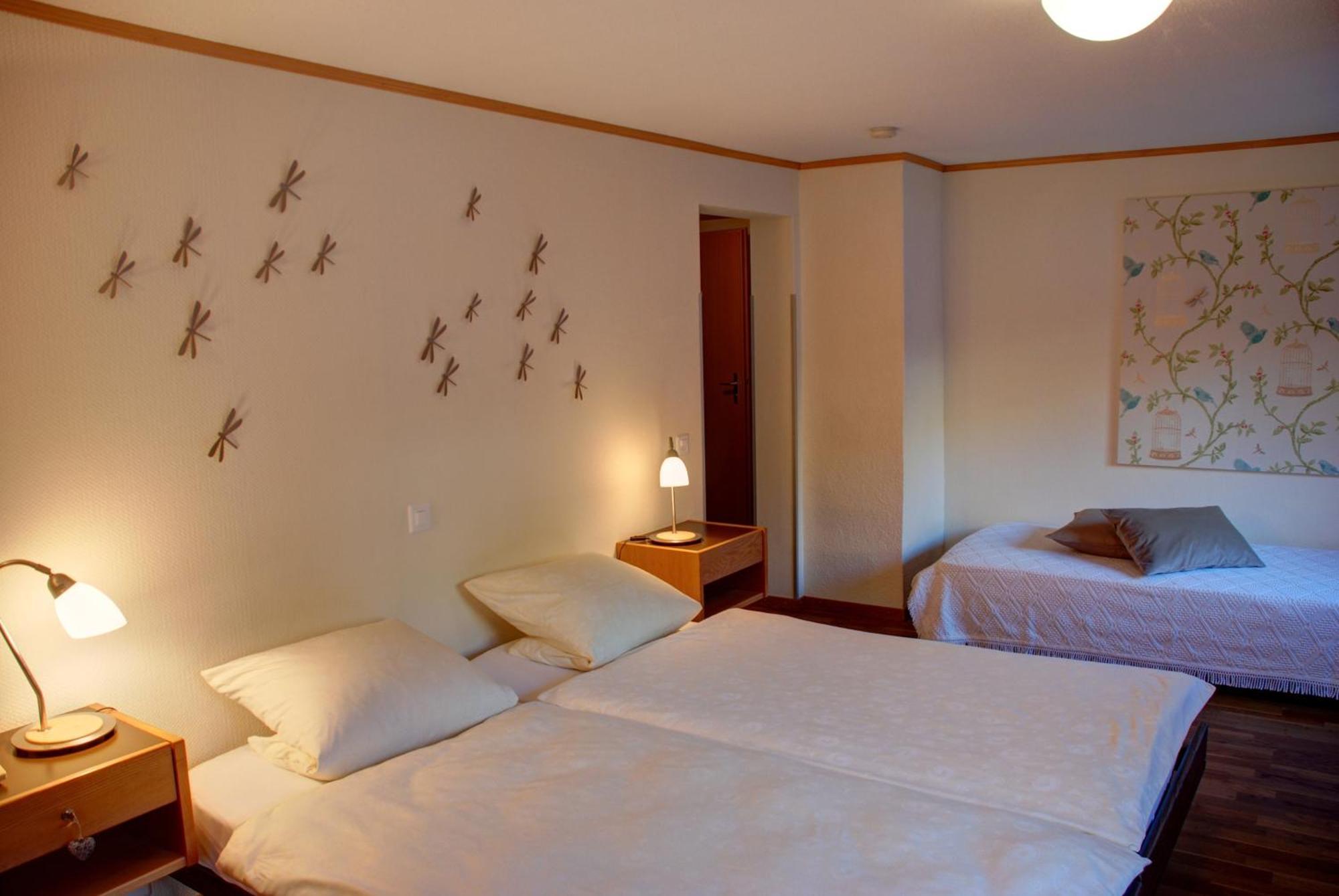 Hotel Garni Hostatt Engelberg Bagian luar foto
